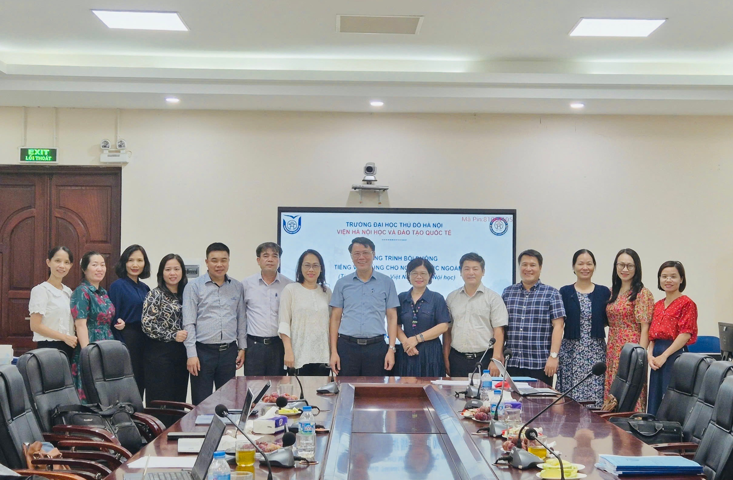 NGHIỆM THU THÀNH CÔNG CHƯƠNG TRÌNH BỒI DƯỠNG TIẾNG VIỆT DÙNG CHO NGƯỜI NƯỚC NGOÀI